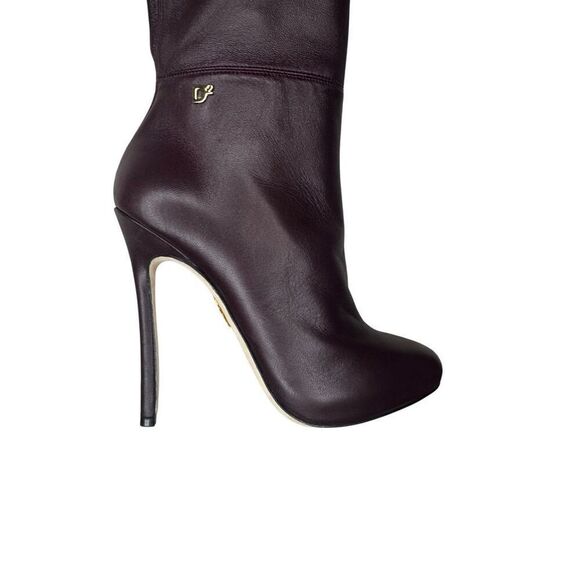NWT DSQUARED2 burgundy boots size 36EU/ US 6 - Picture 9 of 14